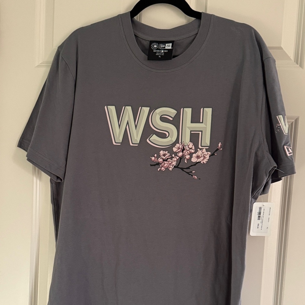 Gray Washington Nationals MLB baseball Graphic T-Shirt